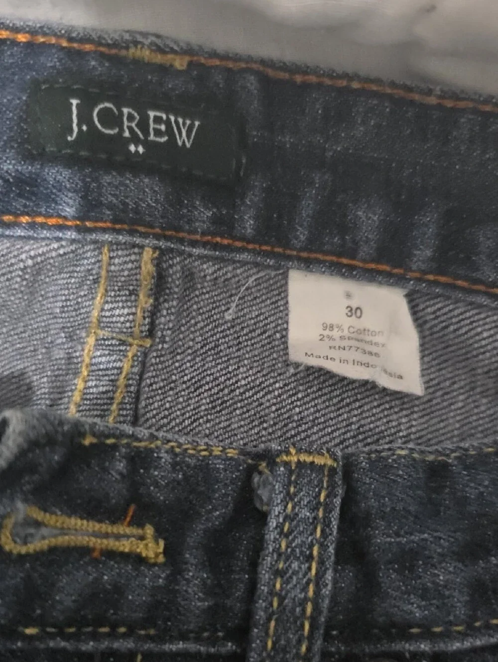 J. Crew Dark Indigo Bootcut Jeans